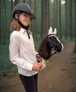 Hobbyhorse Pandora avec filet et bonnet blanc taille M - Featured en forêt