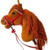 Hobbyhorse Alezan par HHLover - Taille M - Profil gauche - Bride Rouge