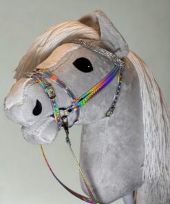 Hobbyhorse Grey with White Mane par HHLover - Taille M - Profil gauche closer view