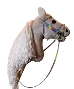 Hobbyhorse Grey with White Mane par HHLover - Taille M - Profil droit