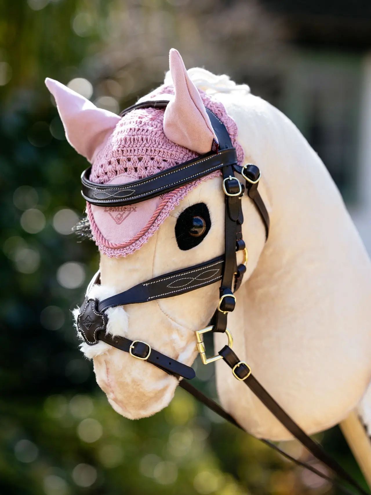 Bonnet d'Oreille Blossom par LeMieux Taille L pour Hobbyhorse - Featured sur Popcorn