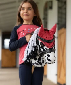 Bonnet d'Oreille Cranberry par LeMieux Taille L pour Hobbyhorse - Featured