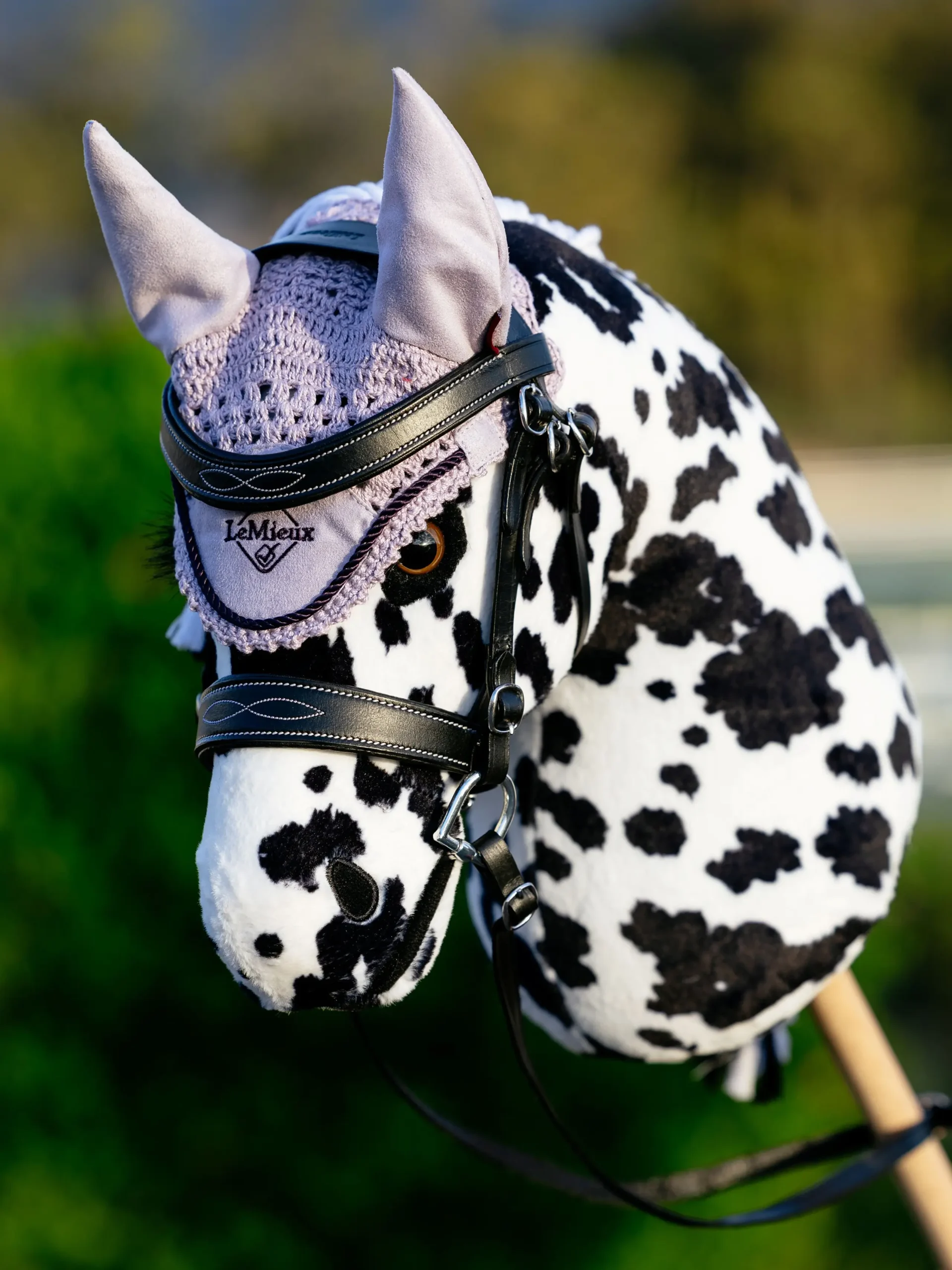 Bonnet d'Oreille Lilac par LeMieux Taille L pour Hobbyhorse - Featured