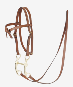 Bridon  Western Hobby Horse marron Taille L en cuir durable (par Lemieux)