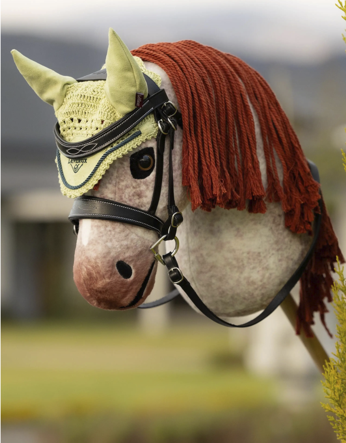 Bonnet d'oreille Macaron pour Hobbyhorse Taille L (par LeMieux) – Image 2