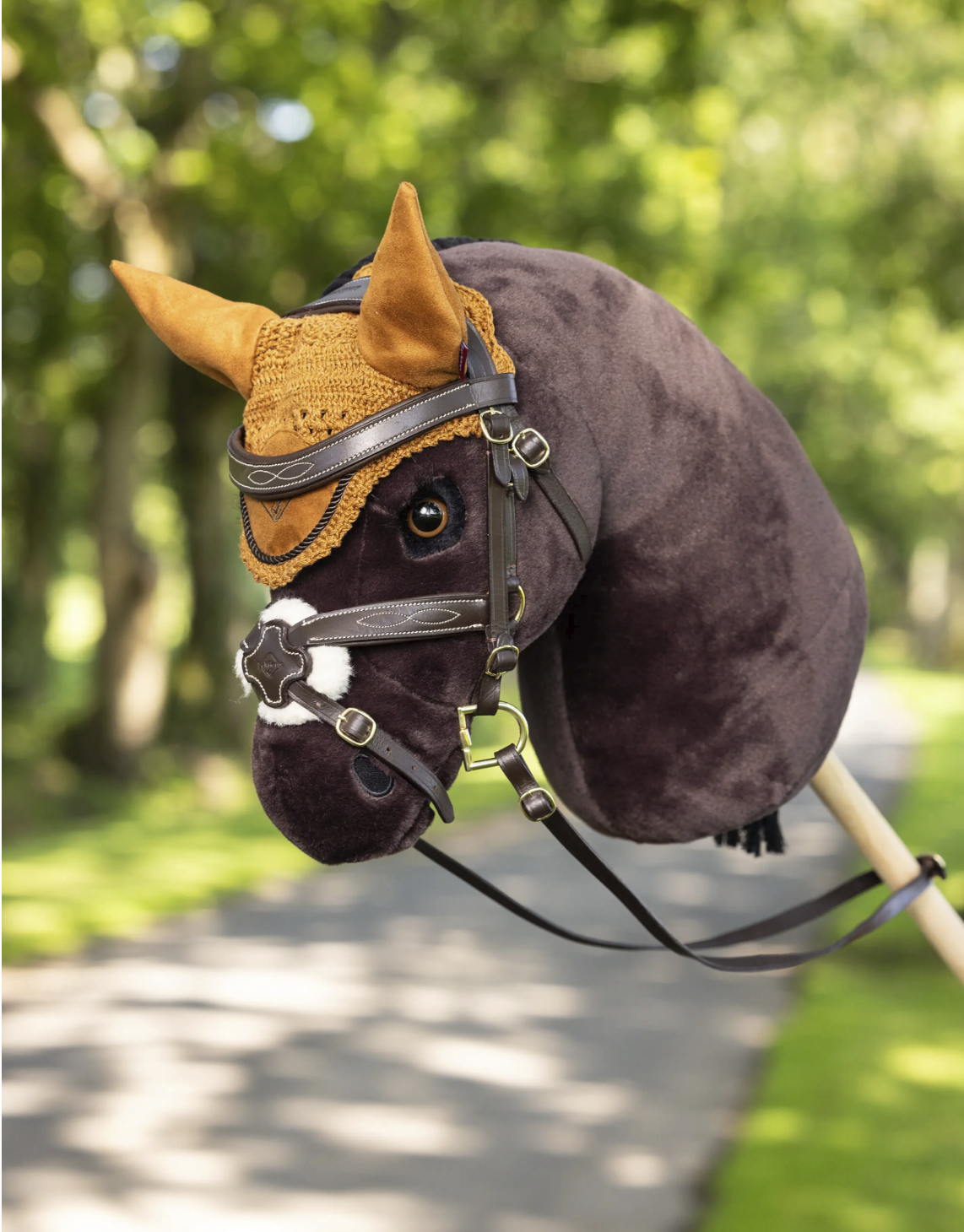 Bonnet d'oreille Ginger pour Hobbyhorse Taille L (par LeMieux) – Image 2