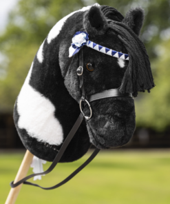 Bride de concours taille L pour chevaux bâton en cuir durable (par LeMieux) – Image 3