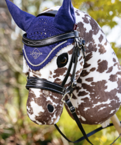 Bonnet d'oreille bleu ink pour Hobbyhorse Taille L (par LeMieux) – Image 3