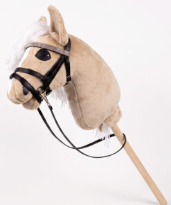 Hobbyhorse Palomino avec Crinière Blanche (par HHLover) – Cheval Bâton Taille M – Image 2