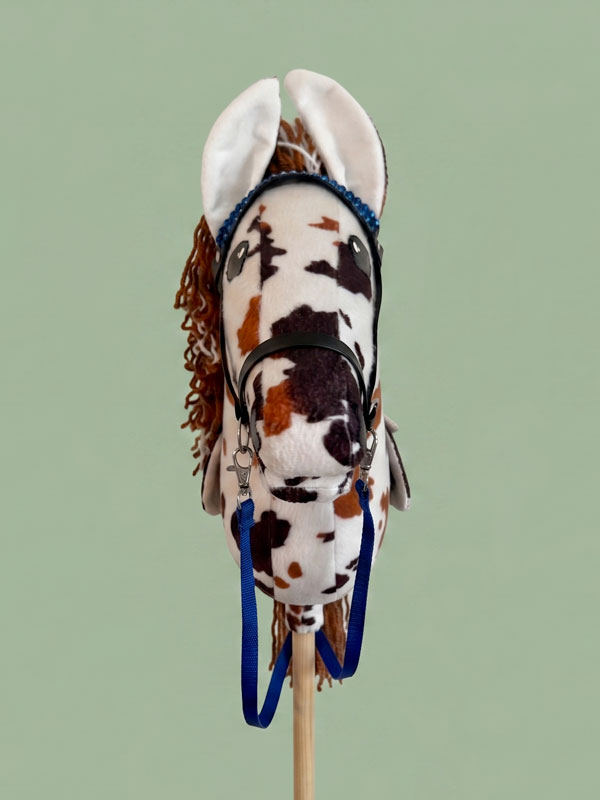 Hobbyhorse pie HOF taille M crinière tricolore – de face